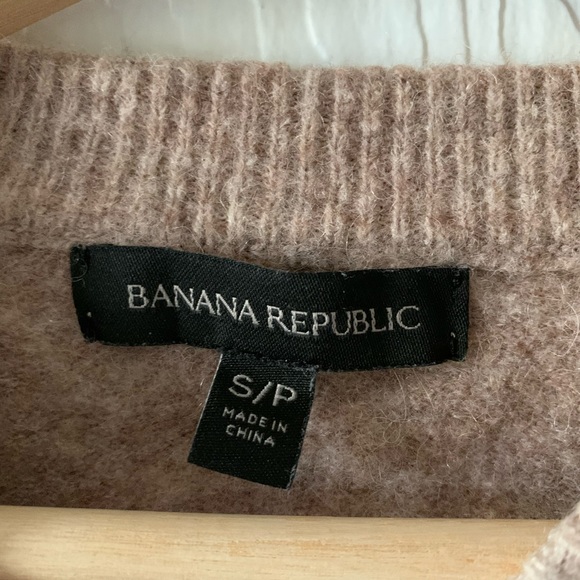BANANA REPUBLIC wool&alpaca sweater with waist tie - Picture 3 of 4